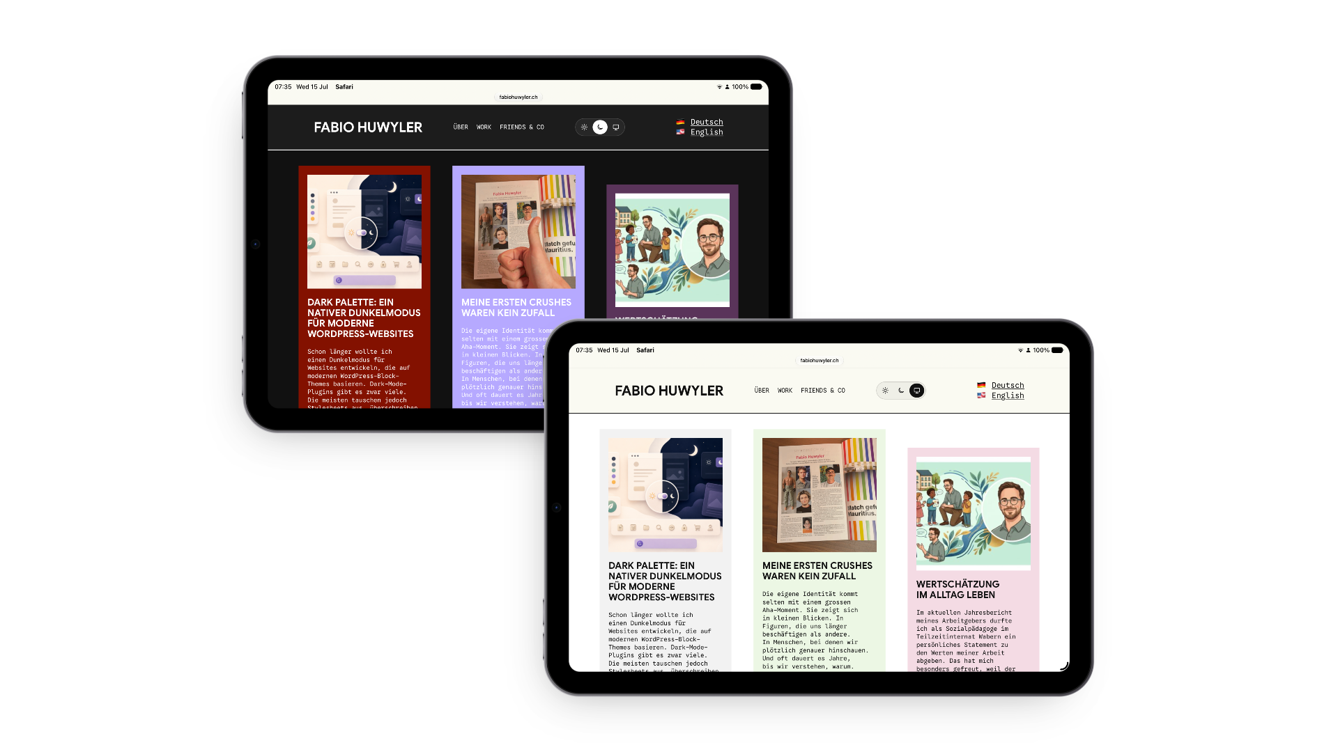Dark Palette: Ein nativer Dunkelmodus für moderne WordPress-Websites